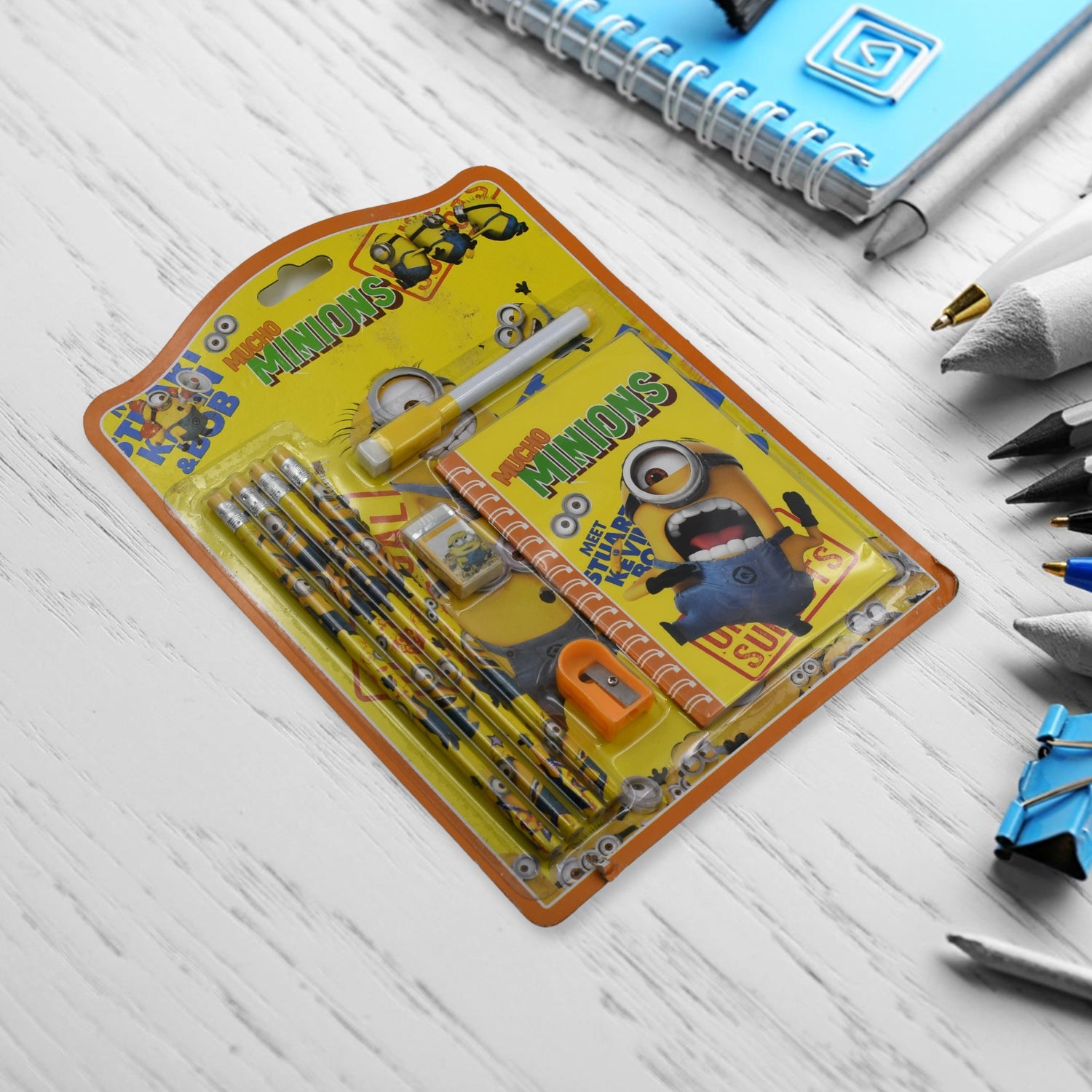 4600 8 PC SET STATIONARY SET INCLUDING 4 PENCIL RUBBER PENCIL SHARPENER 1SKETCH PEN & SMALL BOOK SCHOOL, OFFICE PRODUCT GIFT 4600 8 PC SET STATIONARY SET INCLUDING 4 PENCIL RUBBER PENCIL SHARPENER 1SKETCH PEN & SMALL BOOK SCHOOL, OFFICE PRODUCT GIFT